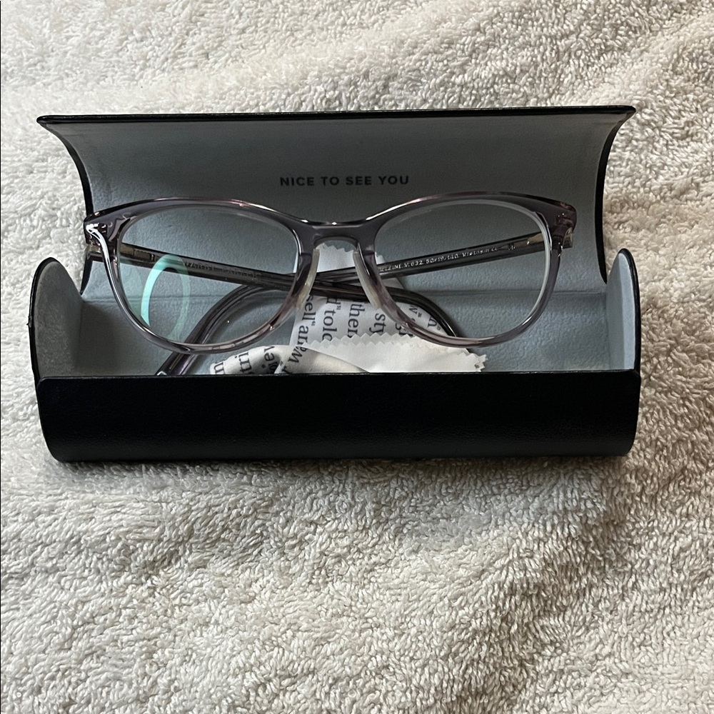 Warby Parker Stylish Gray Glasses